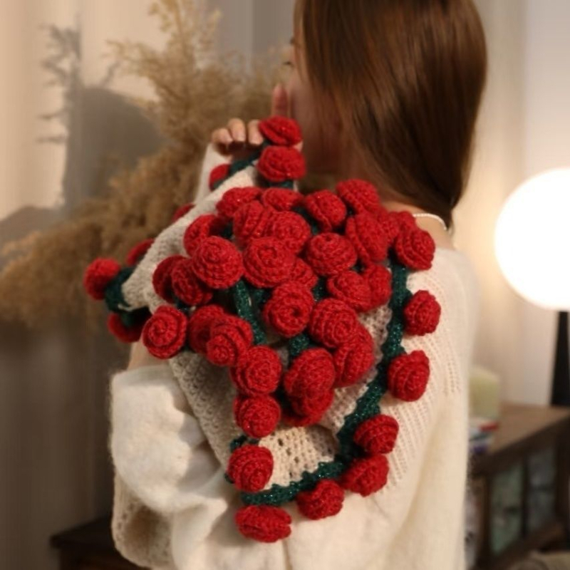 Hekana deka s cvjetnim uzorkom, prugasta pamuk, ručna izrada, lagani luksuz, težina ispod 300 g