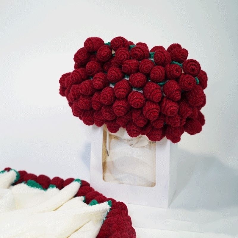 Hekana deka s cvjetnim uzorkom, prugasta pamuk, ručna izrada, lagani luksuz, težina ispod 300 g