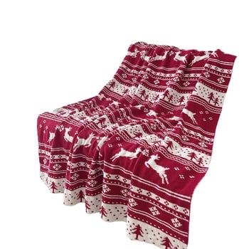 Dekorativna deka, akrilna vlakna, 800–999 g, crtani uzorak, lagani luksuzni stil, pogodno za sve sezone