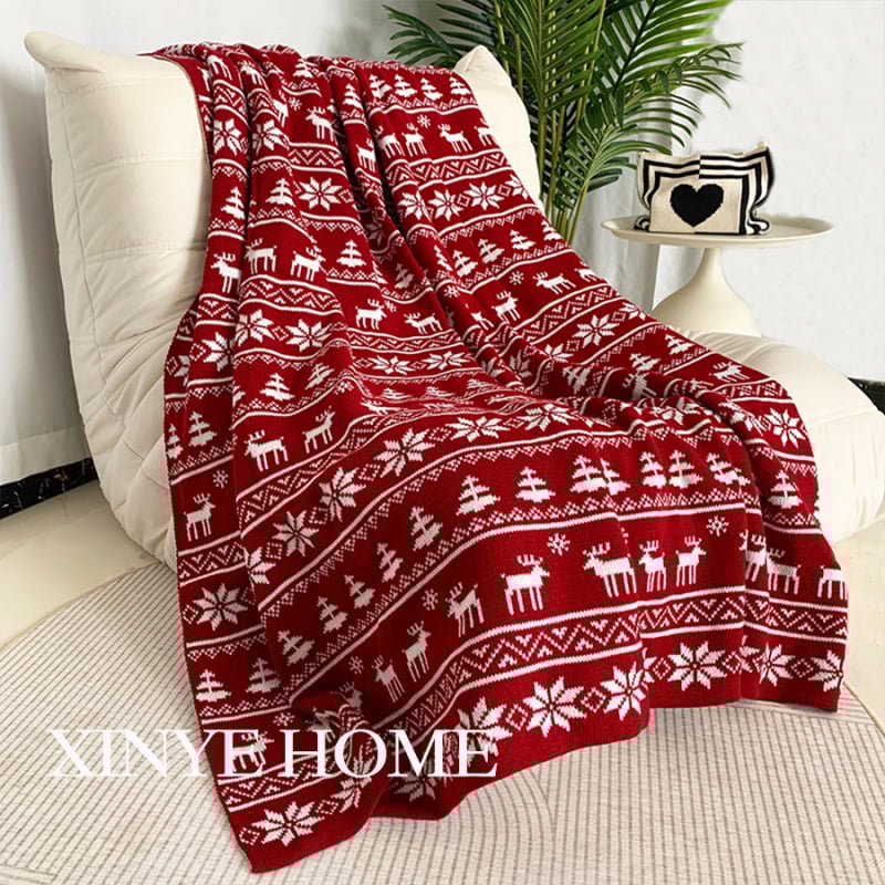 Dekorativna deka, akrilna vlakna, 800–999 g, crtani uzorak, lagani luksuzni stil, pogodno za sve sezone