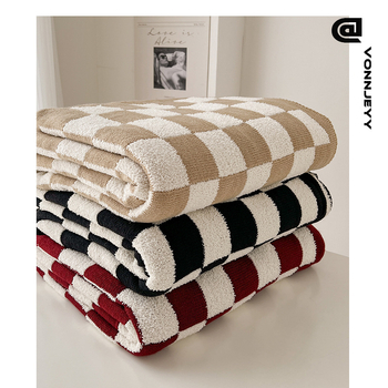 Põhjamaade geomeetriline pleed, polüester, 800–999 g, nelja hooaja kasutus, bränd Wanjin