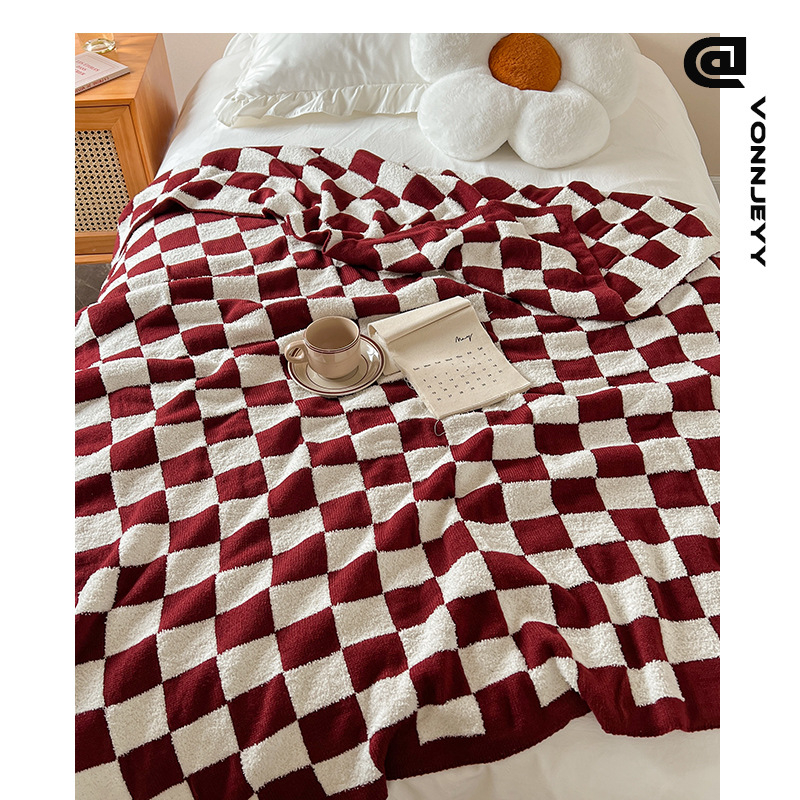 Põhjamaade geomeetriline pleed, polüester, 800–999 g, nelja hooaja kasutus, bränd Wanjin