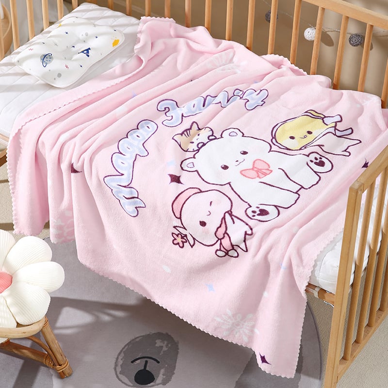 Korall fleece babák számára fürdő törölköző jacquard, 200–300 g/m², 40 szál, nedvszívó, uniszex