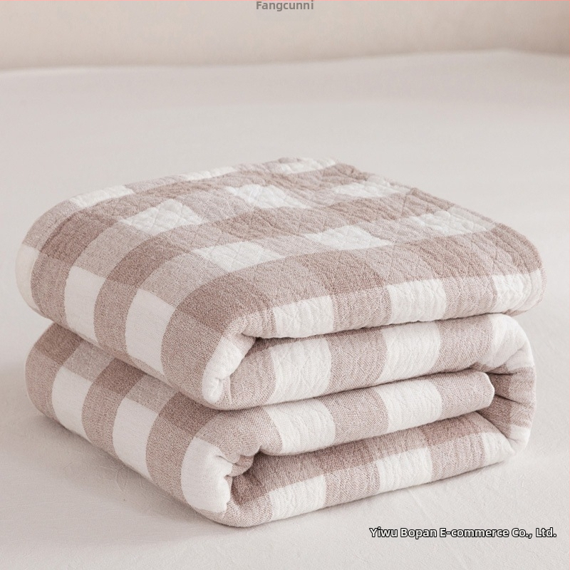 Išplauta trijų sluoksnių marlės antklodė vaikams — medvilnė, svoris daugiau kaip 3000 g, tinkama visoms metų laikams, šiuolaikiškas minimalistinis stilius