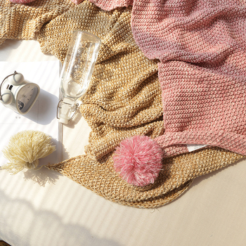 Medvilnės megztas pledas su kutais, pritaikomas, 1 000–1 499 g, vienos spalvos, visų metų laikams.