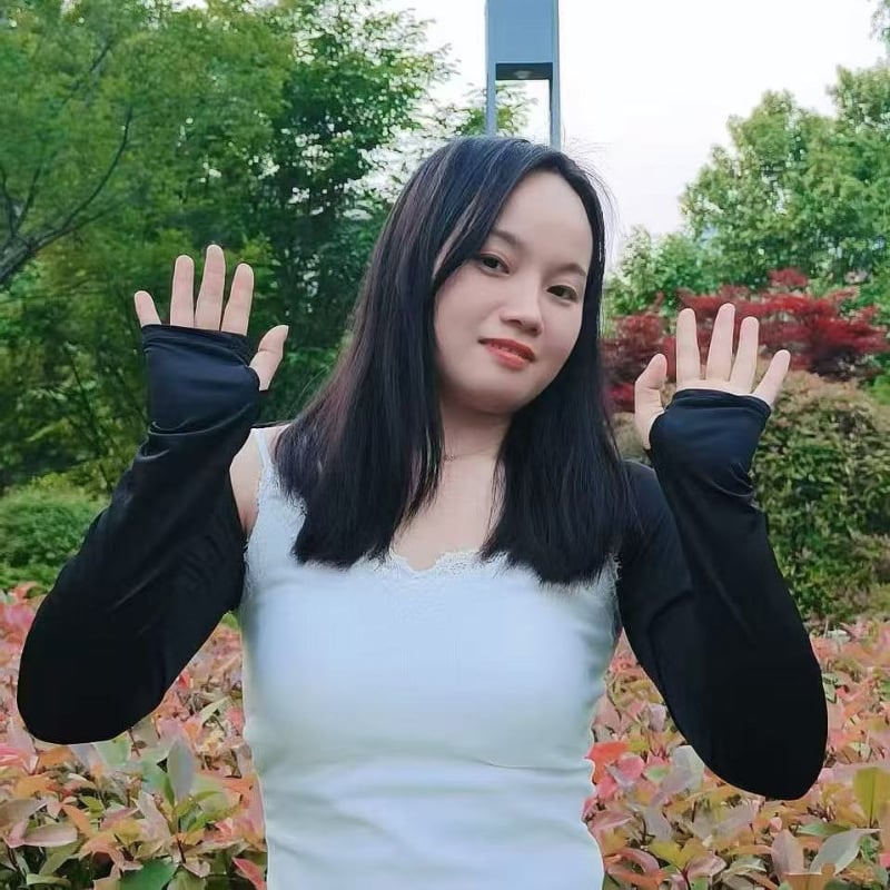 Ice Silk zaštitni rukav za sunce s rastezljivim poliestrom (81–95% Ice Silk, do 10% Spandex) za golf i vanjske aktivnosti