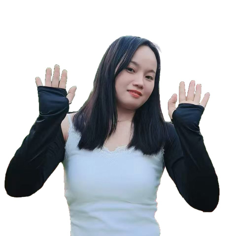 Ice Silk zaštitni rukav za sunce s rastezljivim poliestrom (81–95% Ice Silk, do 10% Spandex) za golf i vanjske aktivnosti