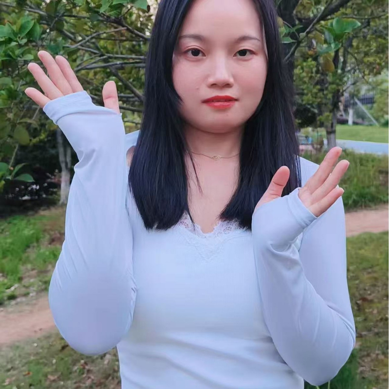 Ice Silk zaštitni rukav za sunce s rastezljivim poliestrom (81–95% Ice Silk, do 10% Spandex) za golf i vanjske aktivnosti