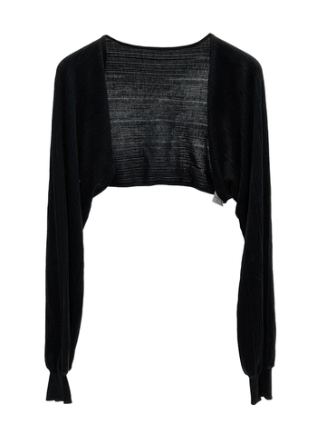 Cardigan od Tencela (Lyocell), tkanina, dugi rukavi, šal-stil, kratka duljina