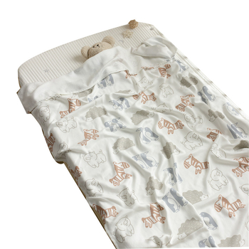 Лятно одеяло от бамбукови влакна - леко (<300 g), карикатурен принт, премиум качество