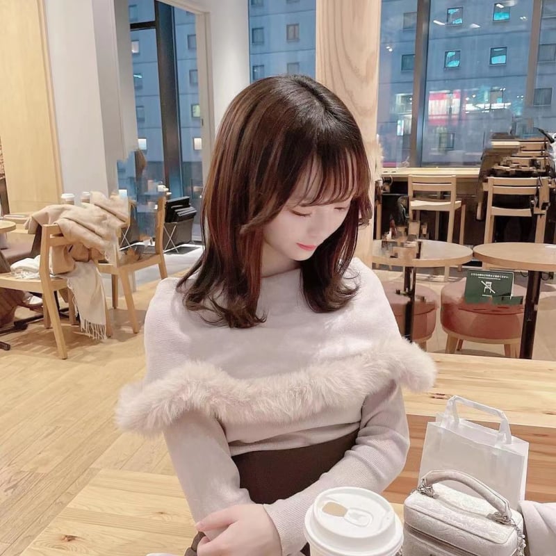 Akrilni pulover s kapom, dugi rukavi, okrugli izrez, jednobojni uzorak, debelo pletenje