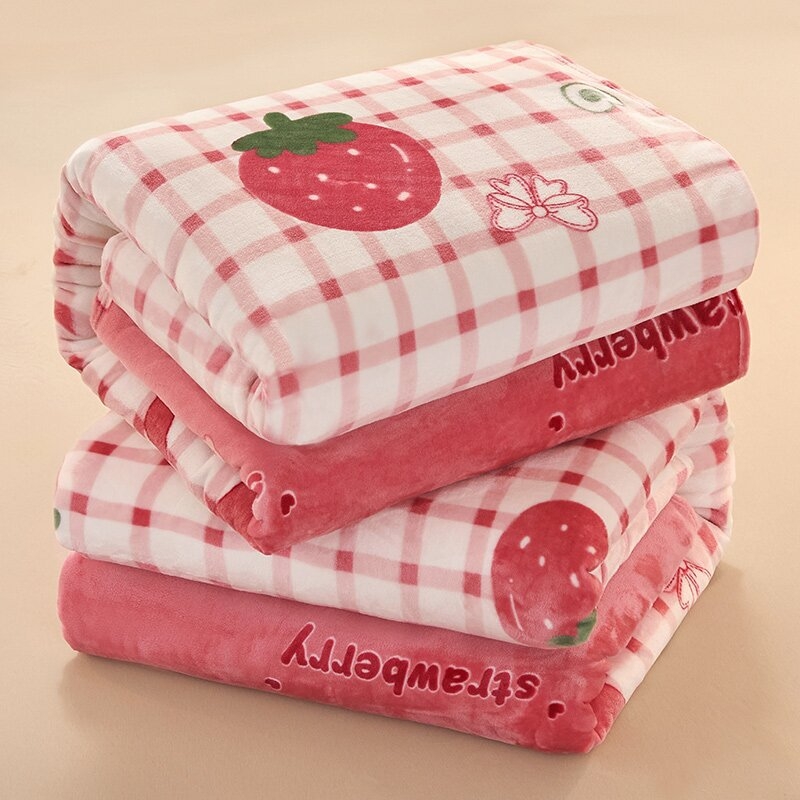 Flanel deka i posteljina dvostruke namjene, topla i debela, za dom, za jednokrevetne i dvokrevetne krevete, za sve sezone.
