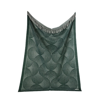 Jacquard deka od vune i kašmira – sve sezone, lagana, geometrijski uzorak, Plug on Camel