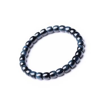 Brățară din piatra ochi de tigru, formă geometrică, finisaj polizat, unisex, Star Rain Jewelry