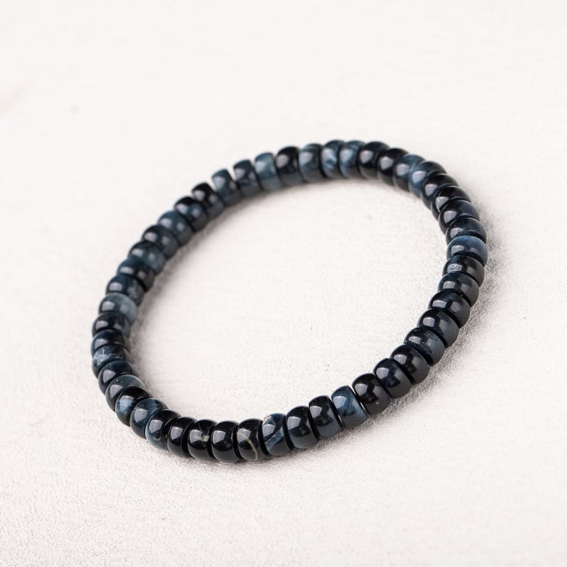 Brățară din piatra ochi de tigru, formă geometrică, finisaj polizat, unisex, Star Rain Jewelry