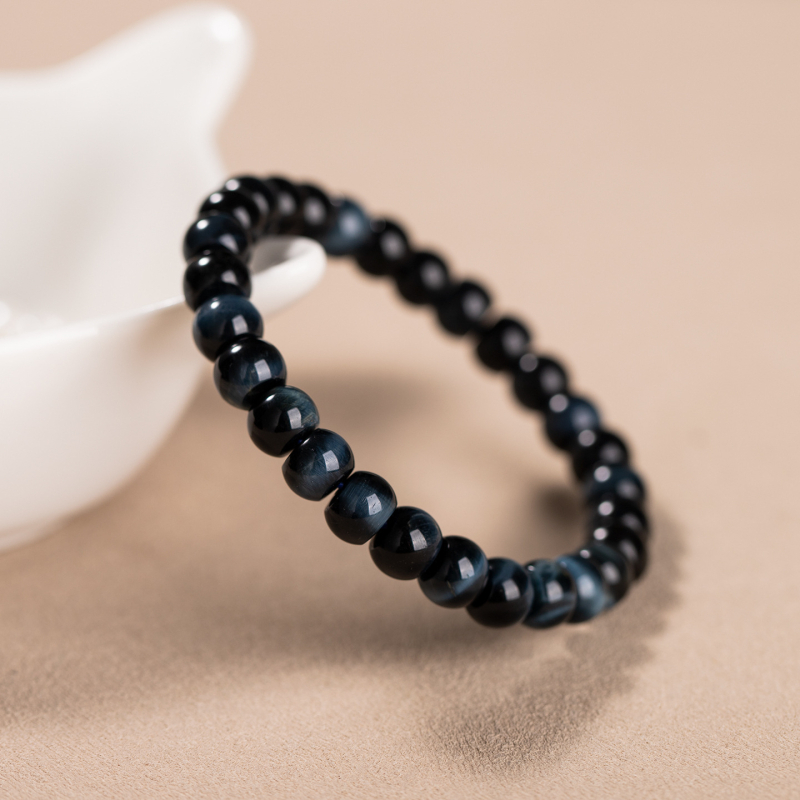 Brățară din piatra ochi de tigru, formă geometrică, finisaj polizat, unisex, Star Rain Jewelry