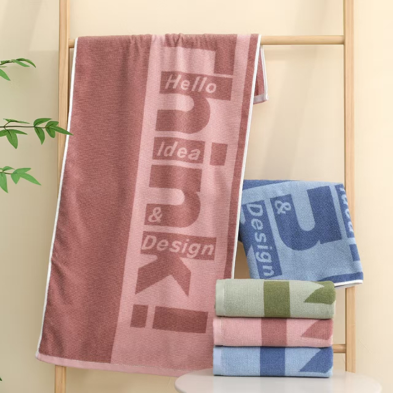 Pamukane ručnike za lice i tijelo, Jacquard tkiva, 120–140 g, 19s pređa