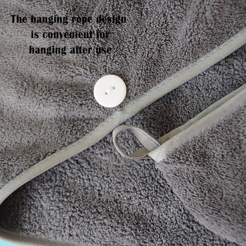 Σκουφάκι για στέγνωμα μαλλιών: απορροφητικό και γρήγορο, coral fleece; 150D νήμα; βάρος 50–79 g