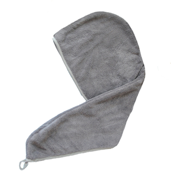 Σκουφάκι για στέγνωμα μαλλιών: απορροφητικό και γρήγορο, coral fleece; 150D νήμα; βάρος 50–79 g