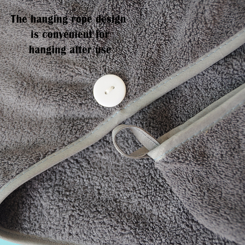 Σκουφάκι για στέγνωμα μαλλιών: απορροφητικό και γρήγορο, coral fleece; 150D νήμα; βάρος 50–79 g