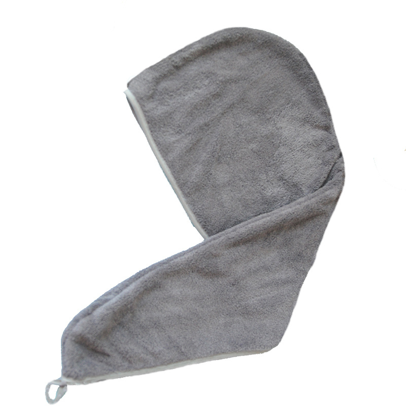 Σκουφάκι για στέγνωμα μαλλιών: απορροφητικό και γρήγορο, coral fleece; 150D νήμα; βάρος 50–79 g