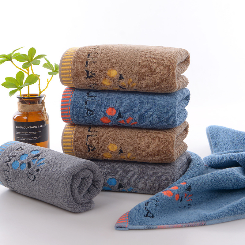 Ručnik za lice od 100% pamuka, jacquard, debeli, 100–120 g, 32s pređa, mogućnost logotipa