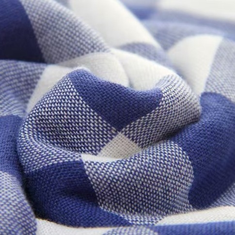 Japanski stil minimalistički pamučni gazirani kupaonski ručnik, upijajući, 300–400 g, rub završetka mekanim završetkom