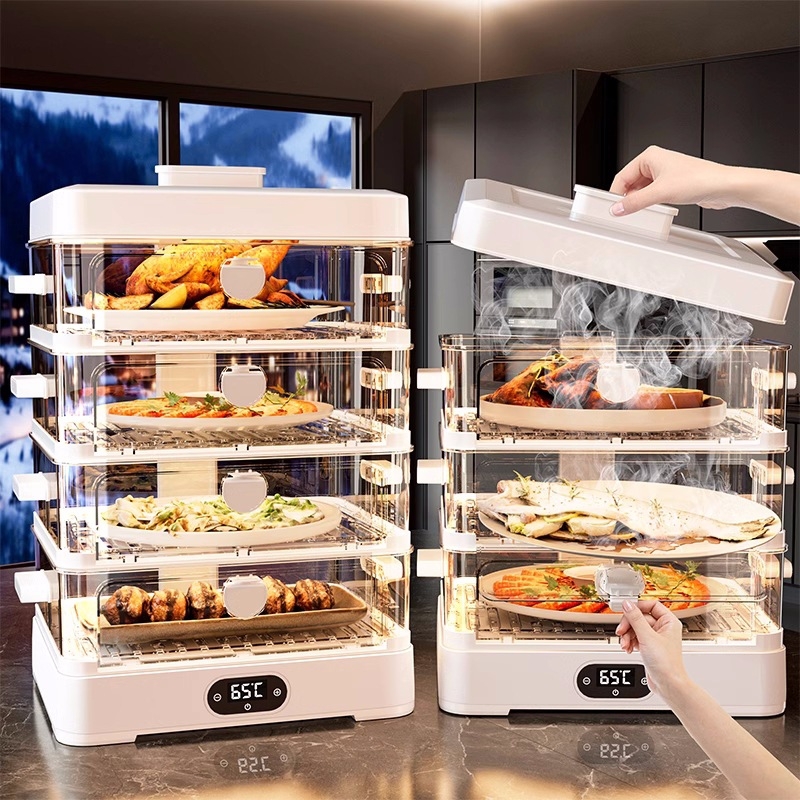 Bear Meow Išmanus Kištinis Izoliuotas Maisto Dėklo Viršelis, Daugiapakopis, Plastikas, 2024 m. Rudens Paleidimas