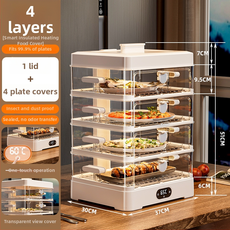 Bear Meow Išmanus Kištinis Izoliuotas Maisto Dėklo Viršelis, Daugiapakopis, Plastikas, 2024 m. Rudens Paleidimas