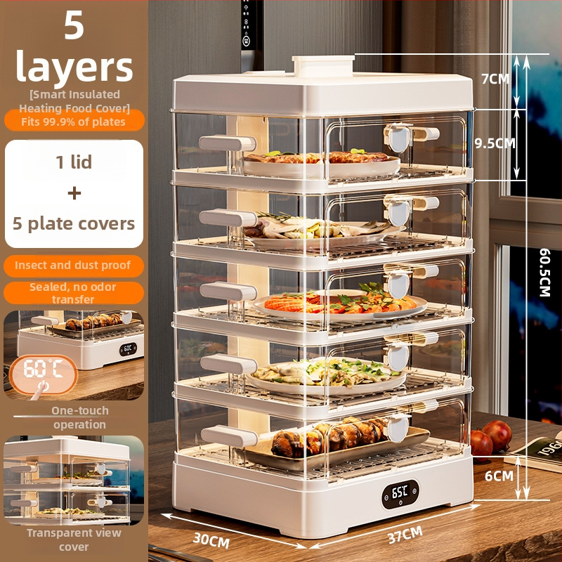 Bear Meow Išmanus Kištinis Izoliuotas Maisto Dėklo Viršelis, Daugiapakopis, Plastikas, 2024 m. Rudens Paleidimas