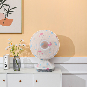 Apricot Rain staliniam ventiliatoriui apsauginė gaubtelis iš PEVA, kūrybinė 3D spauda, tinkamas miegamajam ir svetainei