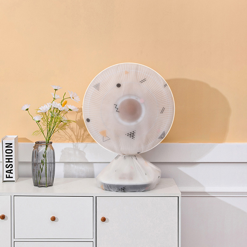 Apricot Rain staliniam ventiliatoriui apsauginė gaubtelis iš PEVA, kūrybinė 3D spauda, tinkamas miegamajam ir svetainei