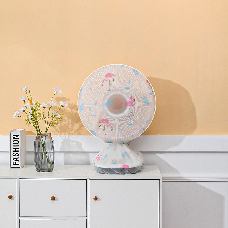 Apricot Rain staliniam ventiliatoriui apsauginė gaubtelis iš PEVA, kūrybinė 3D spauda, tinkamas miegamajam ir svetainei