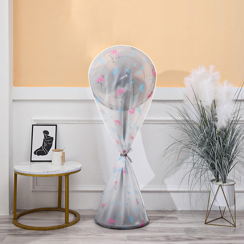 Apricot Rain staliniam ventiliatoriui apsauginė gaubtelis iš PEVA, kūrybinė 3D spauda, tinkamas miegamajam ir svetainei