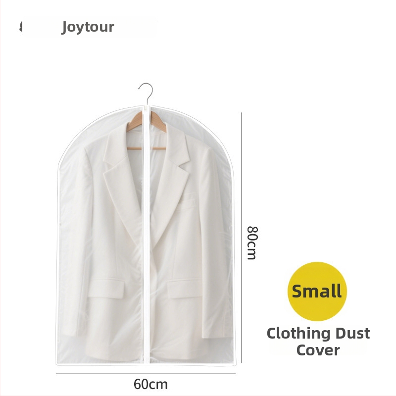 PEVA drēbju putekļu soma, caurspīdīga, mazgājama, pakarināma, putekļu un mitruma aizsardzība, jakām un kostīmiem