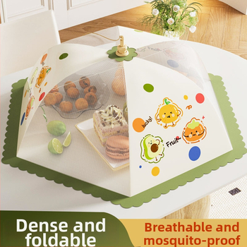 Sulankstomas tinklinis maisto gaubtas – nuo uodų, dulkių, maisto likučių