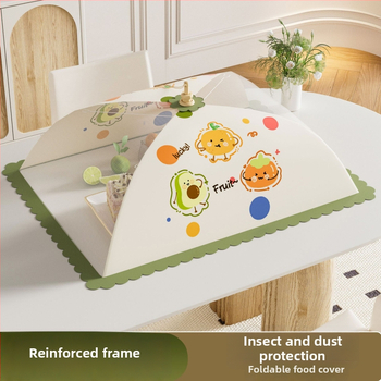 Sulankstomas tinklinis maisto gaubtas – nuo uodų, dulkių, maisto likučių