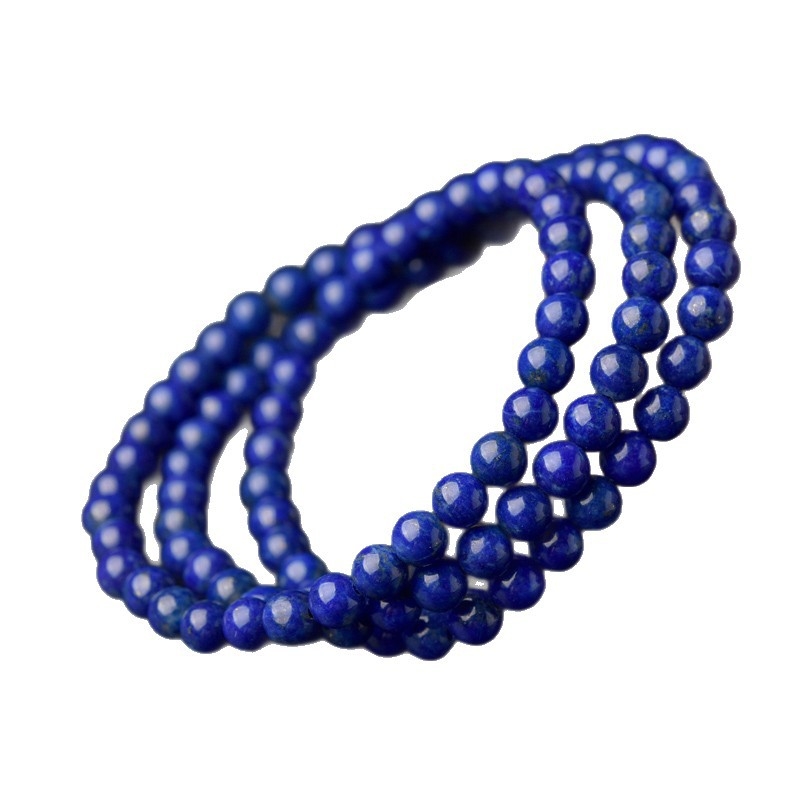 Prirodna narukvica od lapis lazuli, ručna izrada, unisex, nakit za ruku, ljeto 2025