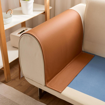 PU kožna navlaka za naslon za ruku, vodootporna i otporna na habanje, s džepom za pohranu, moderan minimalistički stil za univerzalne sofe