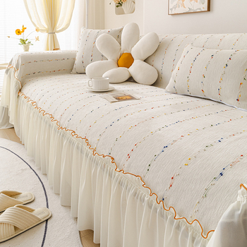 Sofapárnahuzat Chenille, univerzális kivitel, egyszerű minta, minimalistán modern stílus, párna típus