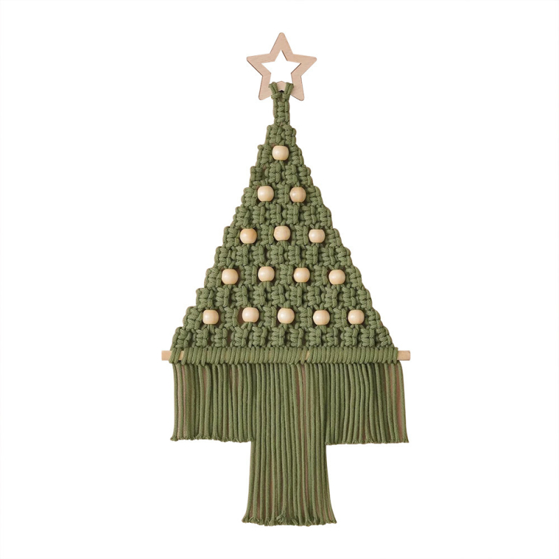 Gobelin, téglalap alakú, kézzel szőtt pamut, skandináv stílus