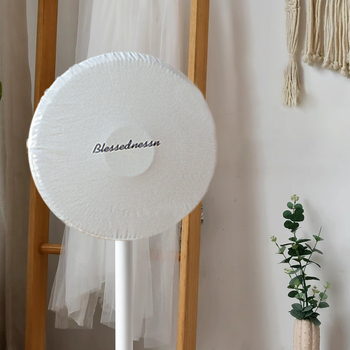 Simple time кожух за вентилатор от измит памук, японски стил, персонализирано лого