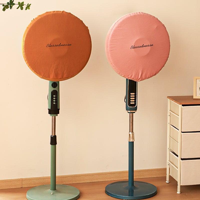 Simple time кожух за вентилатор от измит памук, японски стил, персонализирано лого