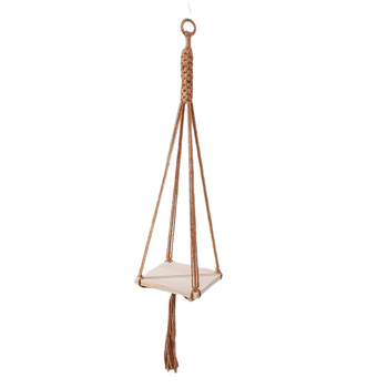 Boemski ručno tkan goblen od pamukovog užeta, prugast uzorak, pogodan za dnevni boravak i spavaću sobu