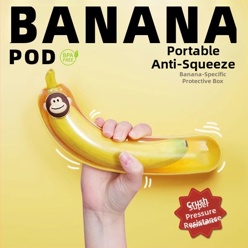Banano saugojimo dėžutė - Standartinis materialas, Draugiškas prekės ženklas, mielas ir paprastas stilius