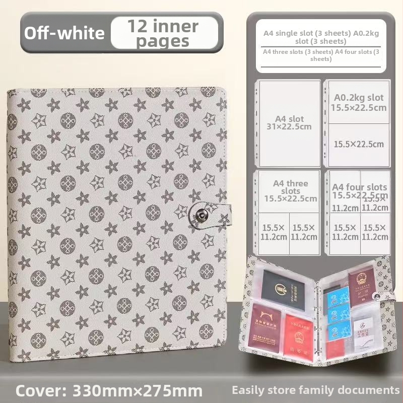 Ādas dokumentu uzglabāšanas maciņš ar magnētisku sprādzi, modelis 002, zīmols Xianbo, 12 lappuses, biezums 5 mm