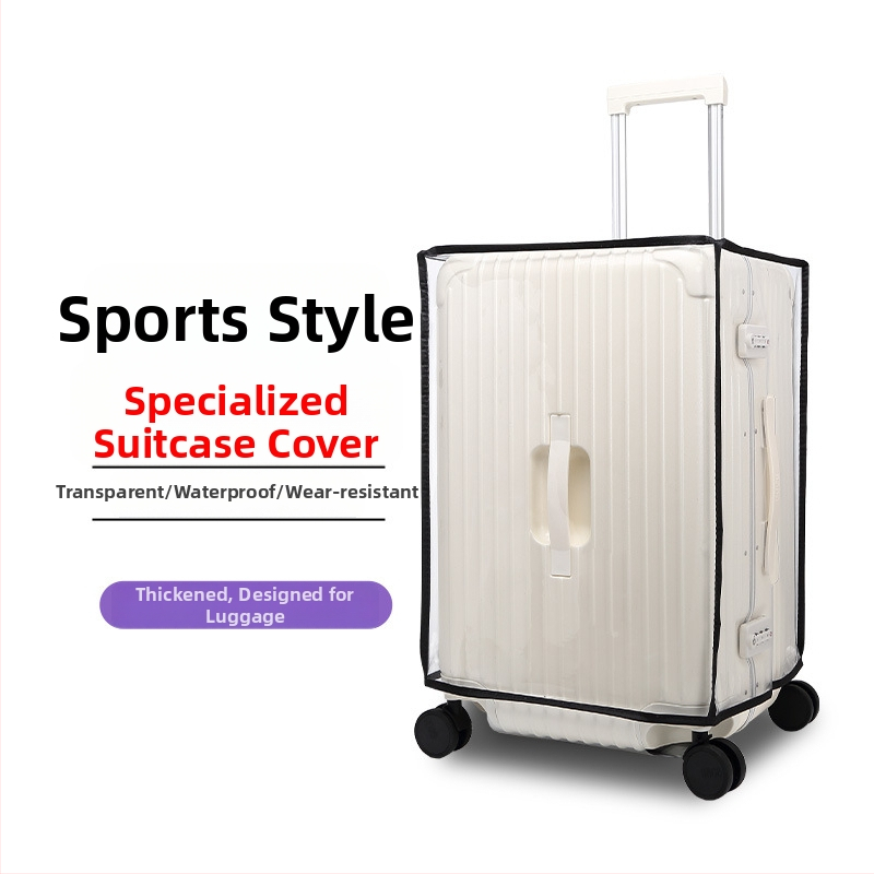 Bagāžas aizsargājošs vāciņš - PVC, ūdensnecaurlaidīgs un nodilumizturīgs, ietilpība 20–35 L, pilsētas minimalistiskais stils, piemērots āra sportam