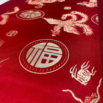 Asztalterítő, kínai stílusú, textile anyag, poliészter rost, nappali használatra