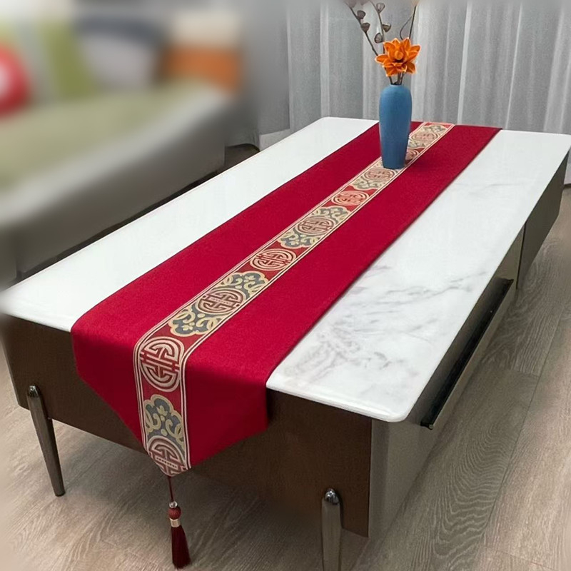 Asztalterítő, kínai stílusú, textile anyag, poliészter rost, nappali használatra