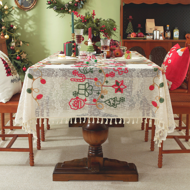 Asztalterítő futó – téglalap alakú, geometriai mintázat, csúszásmentes, kopásálló, porálló, egyszerű otthoni stílus